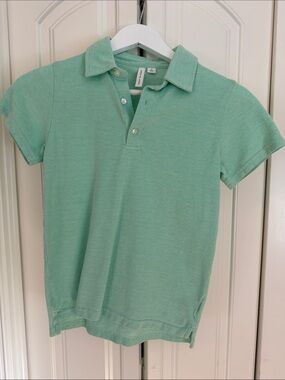 Janie and Jack Mint Green Short Sleeve Polo